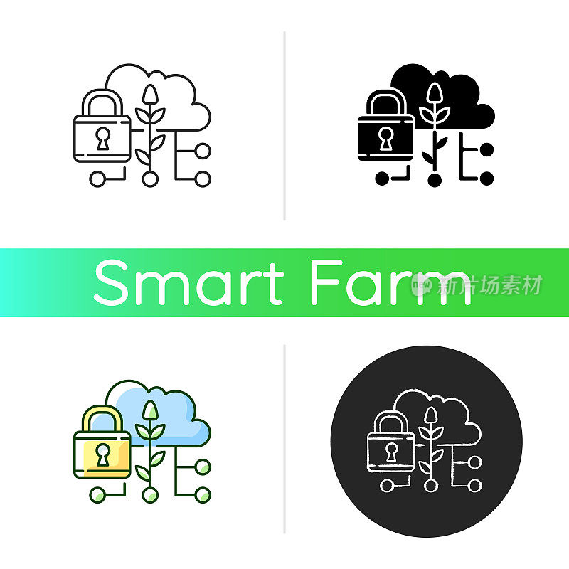 Data security in agriculture icon